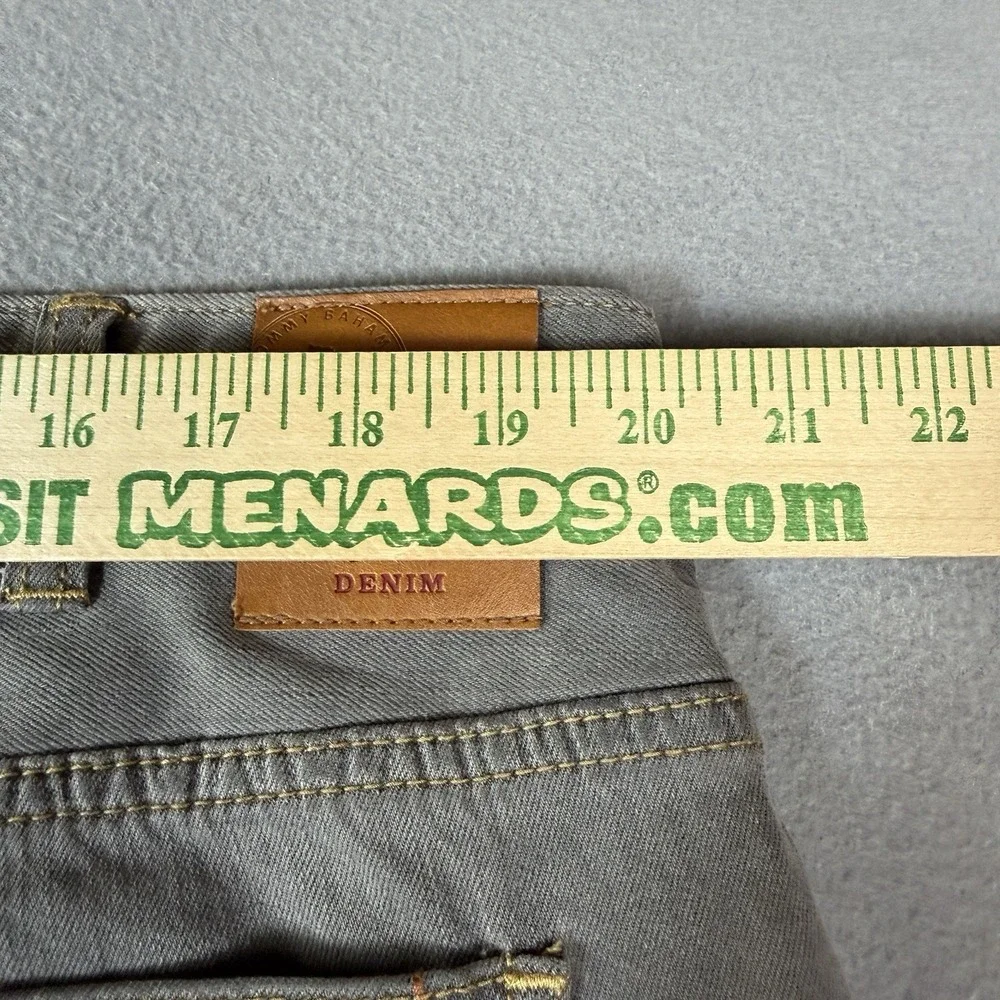 Tommy Bahama Jeans Mens 40x36 Sand Drifter Vintage Grey‎ Wash Demin Five Pocket